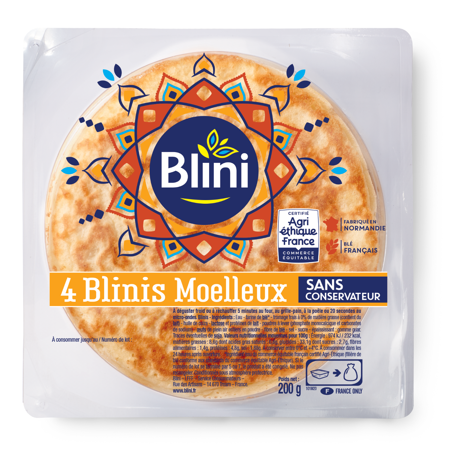 4 Blinis Moelleux