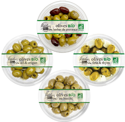 Gamme des olives bio