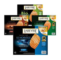 2,70€ de réduction sur gamme de saumon fumé 6T de Labeyrie.